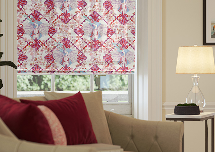 Faded Glamour, Fairground White - Roman Blind - Image 5